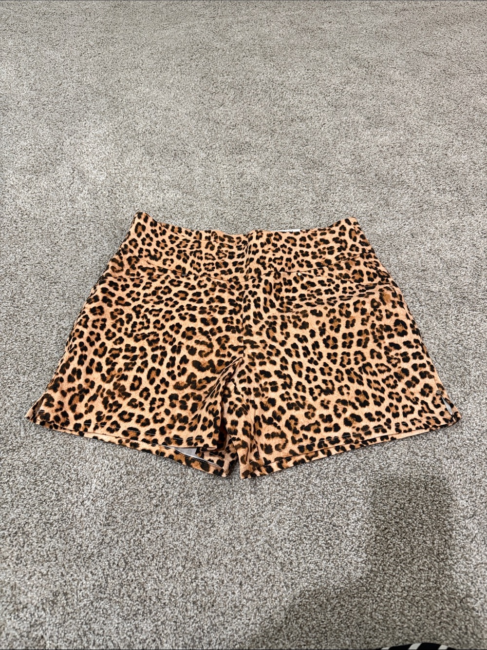 INC Leopard Print High-Waist Women’s Shorts